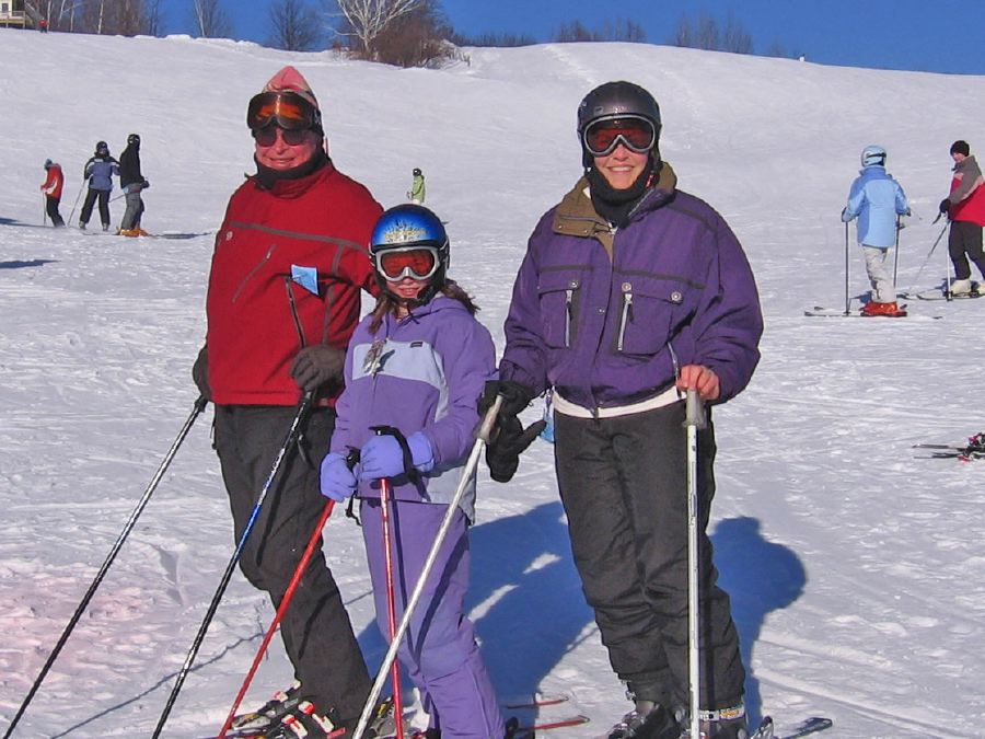 Katherine on Skis