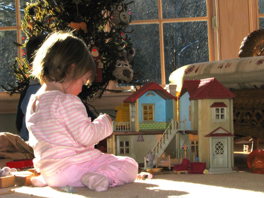 Lucy and Her Dollhouse