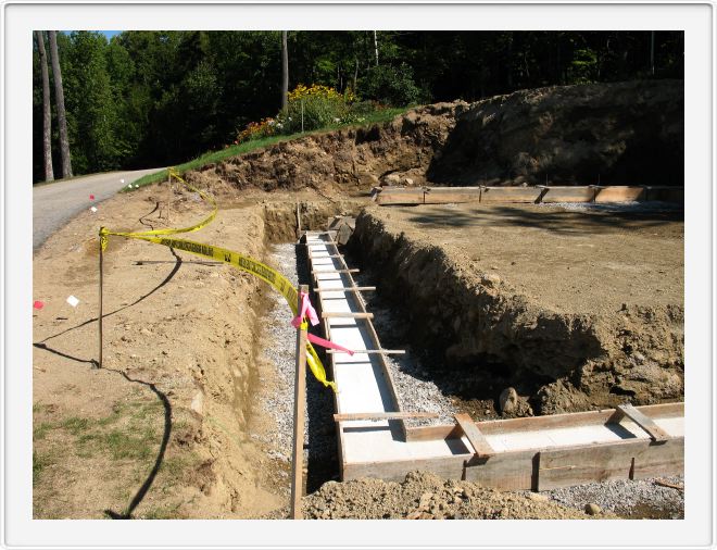 Footings in the Forms