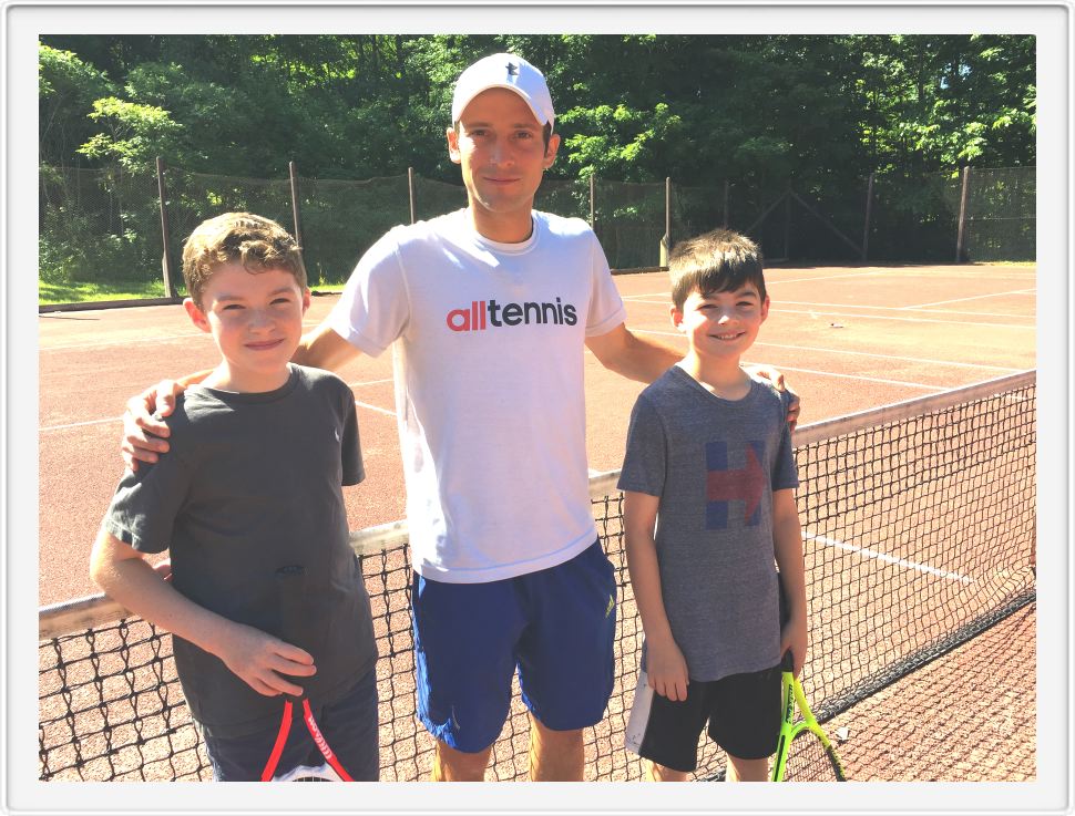 Boys Tennis Lessons from the Local Pro 
