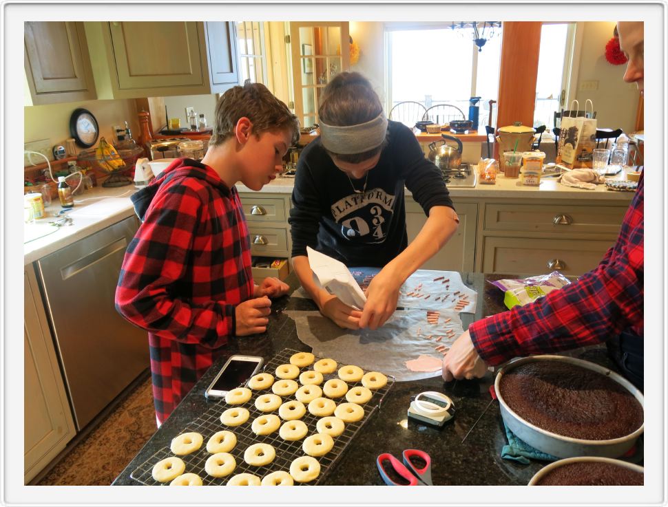 Sarah & Reid Preparing Cookies