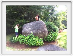 Boy's Rock on our Wentworth Walk