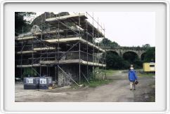 Scaffold on the North Wall